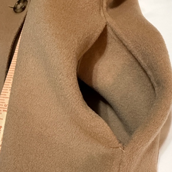 Tahari Wool&Cashmere Blend Camel Coat size S - Picture 6 of 9
